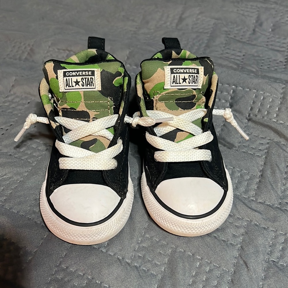 Toddler Camo Converse Sneakers